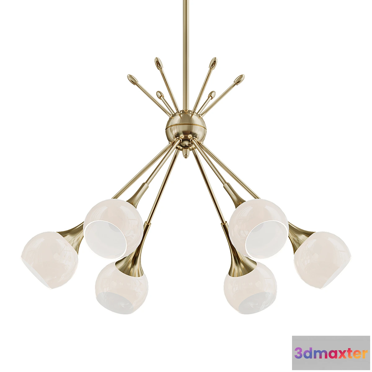 1432366 - Mid-Century Modern Chandelier 3D Max