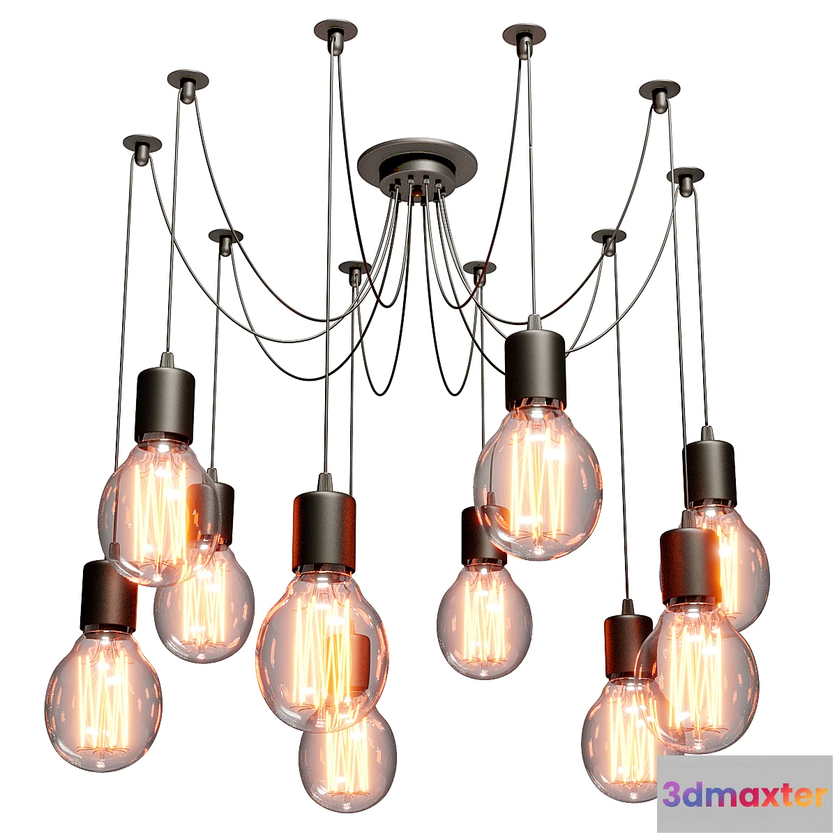 1432398 - The Warmly Spider Chandelier 3D Max