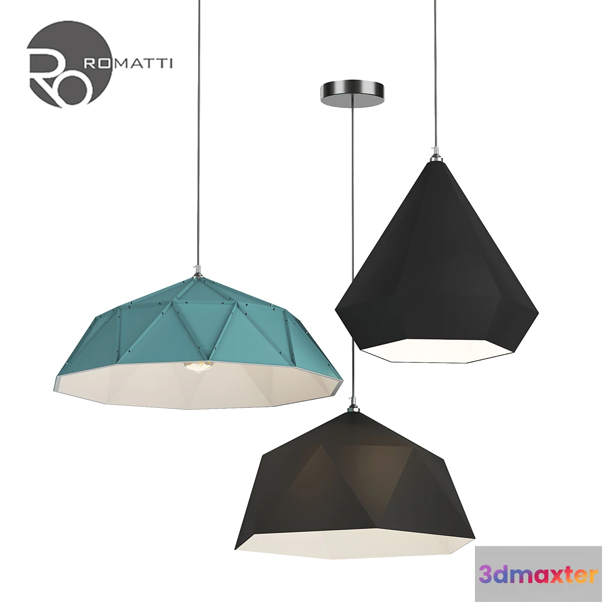 1432474 - Pendant lamp Romatti Alcor 3D Max