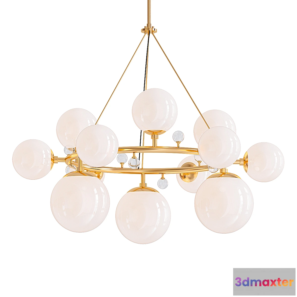 1432510 - Troon round chandelier 3D Max