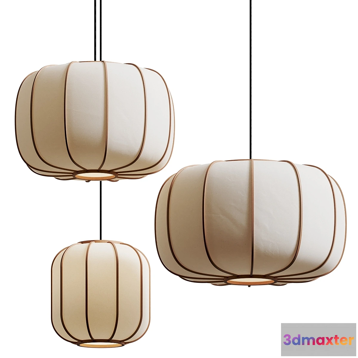 1432622 - Time & Style Botan no Hana Pendant Lamps 3D Max