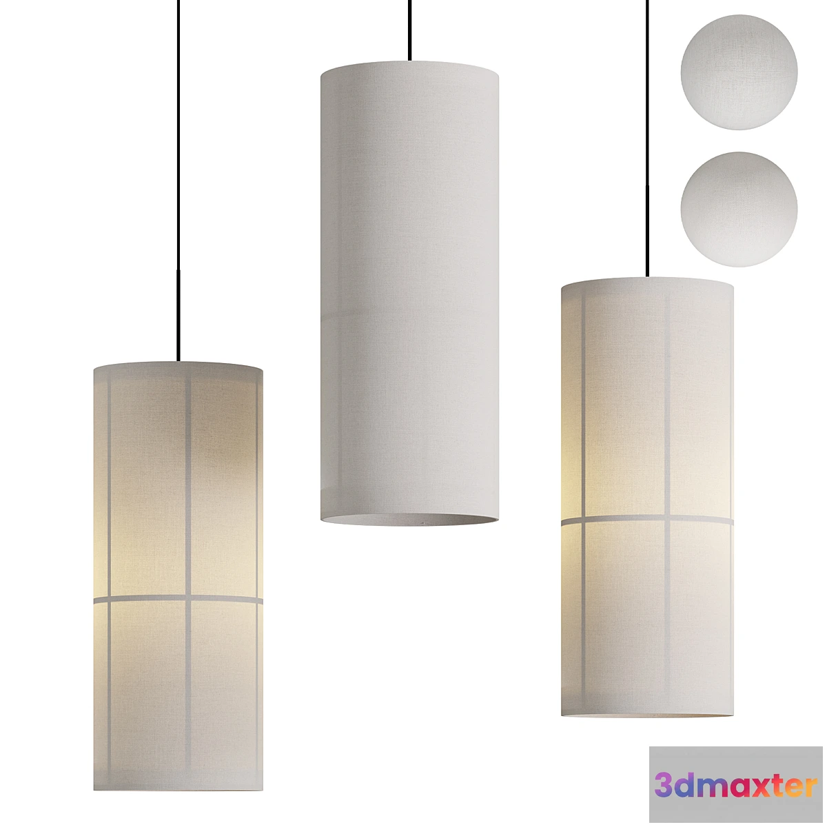 1432728 - Hashira Pendant Lamp By Audocph 3D Max