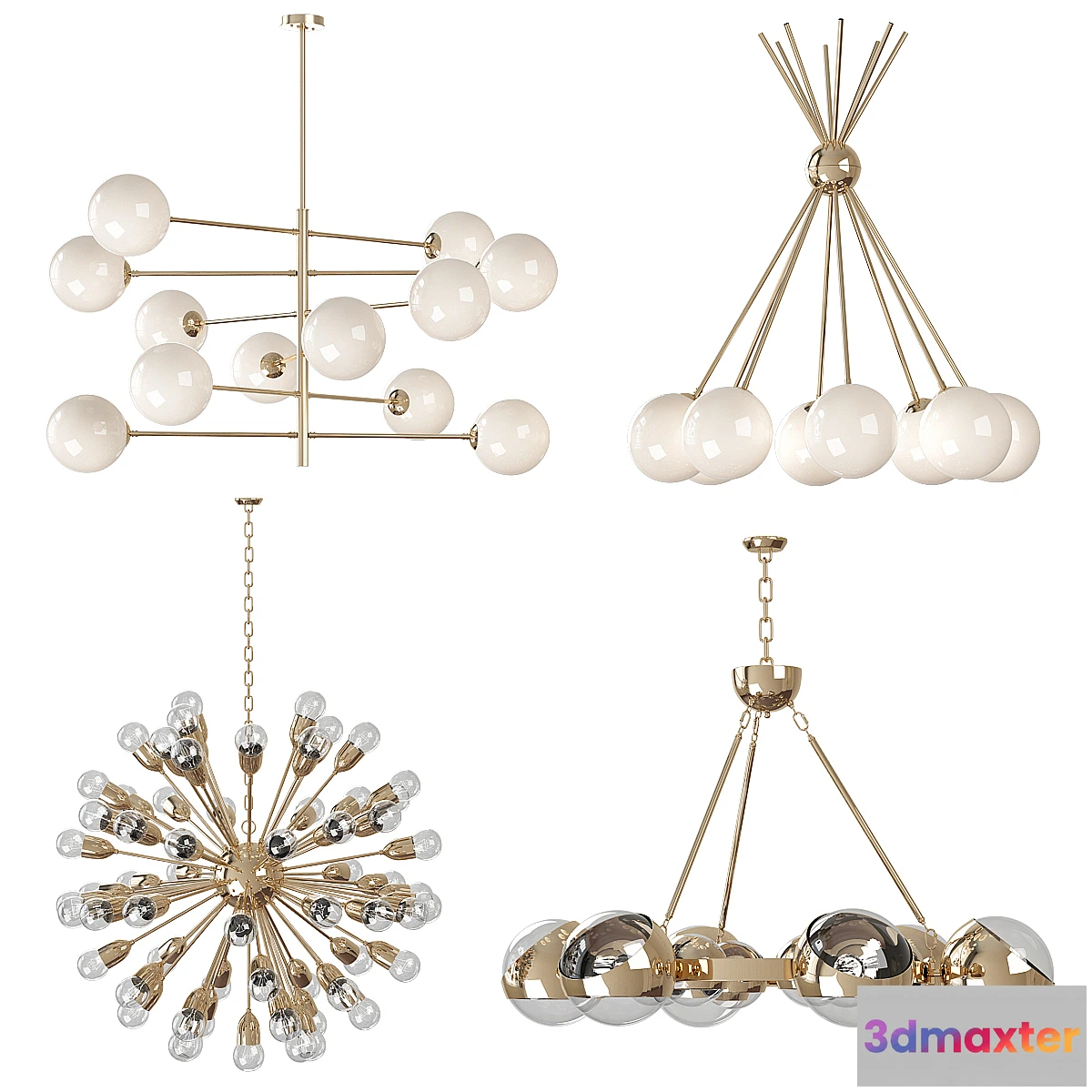 1432730 - Chandeliers Eichholtz 3D Max