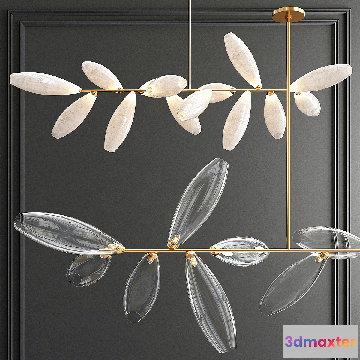 1432834 - Giopato Coombes Gem Suspension Lamp 3D Max