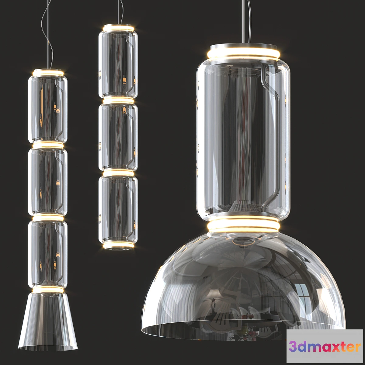 1432906 - Flos Noctambule Collection 3D Max