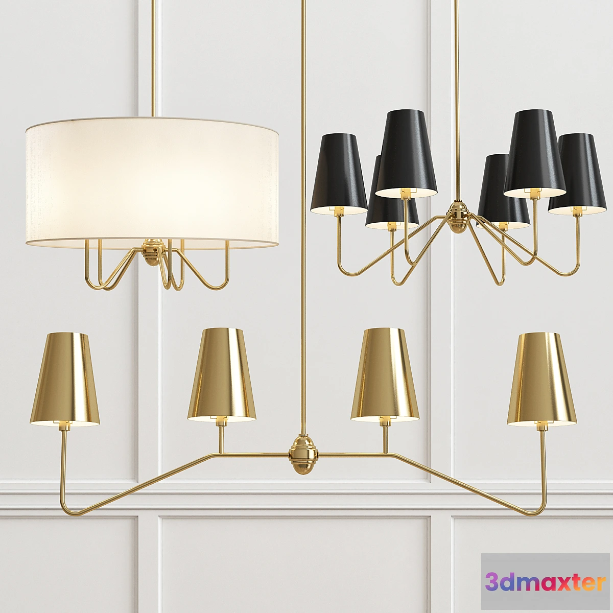 1433046 - Chandelier collection 3D Max