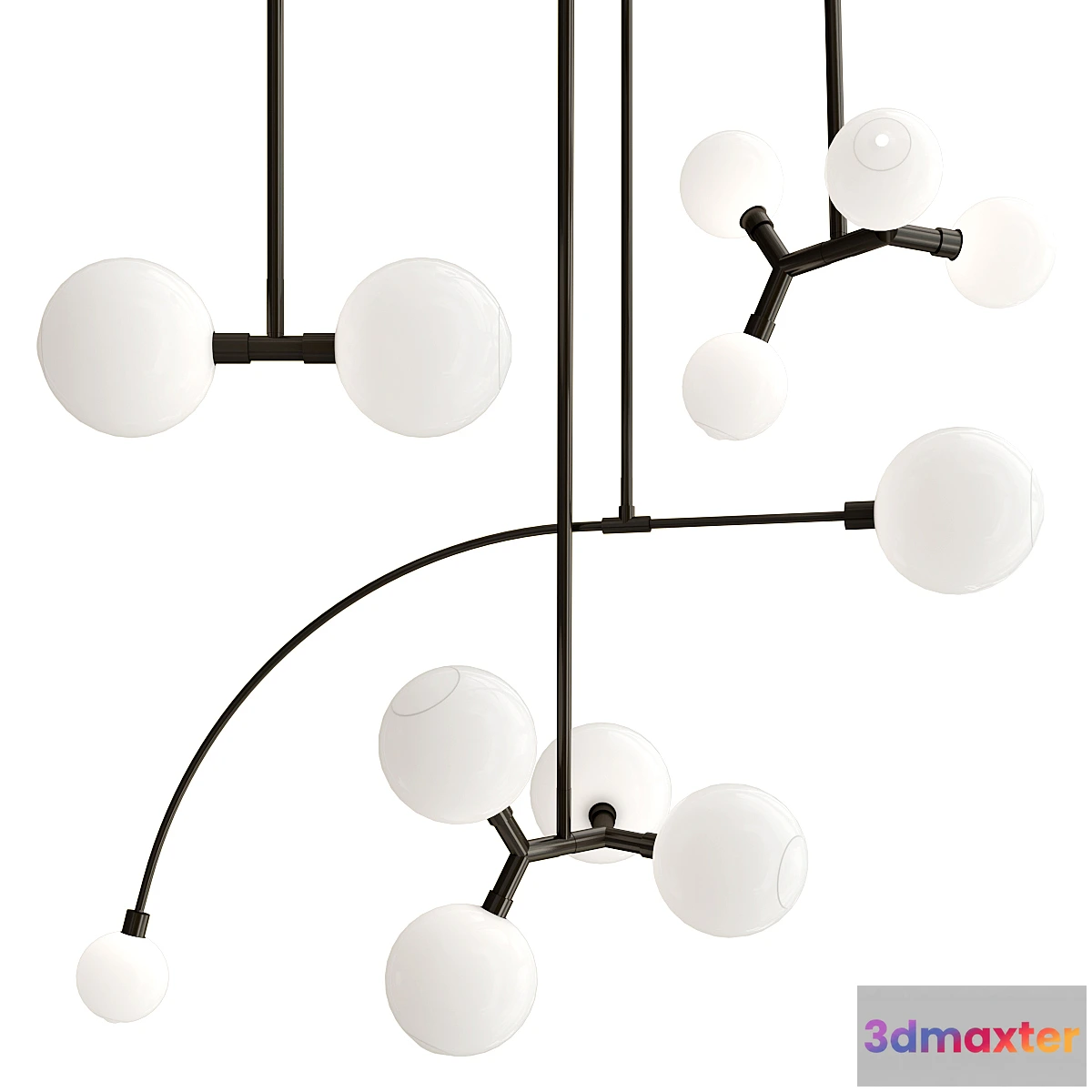 1433444 - SkLO pendant lamp collection 3D Max