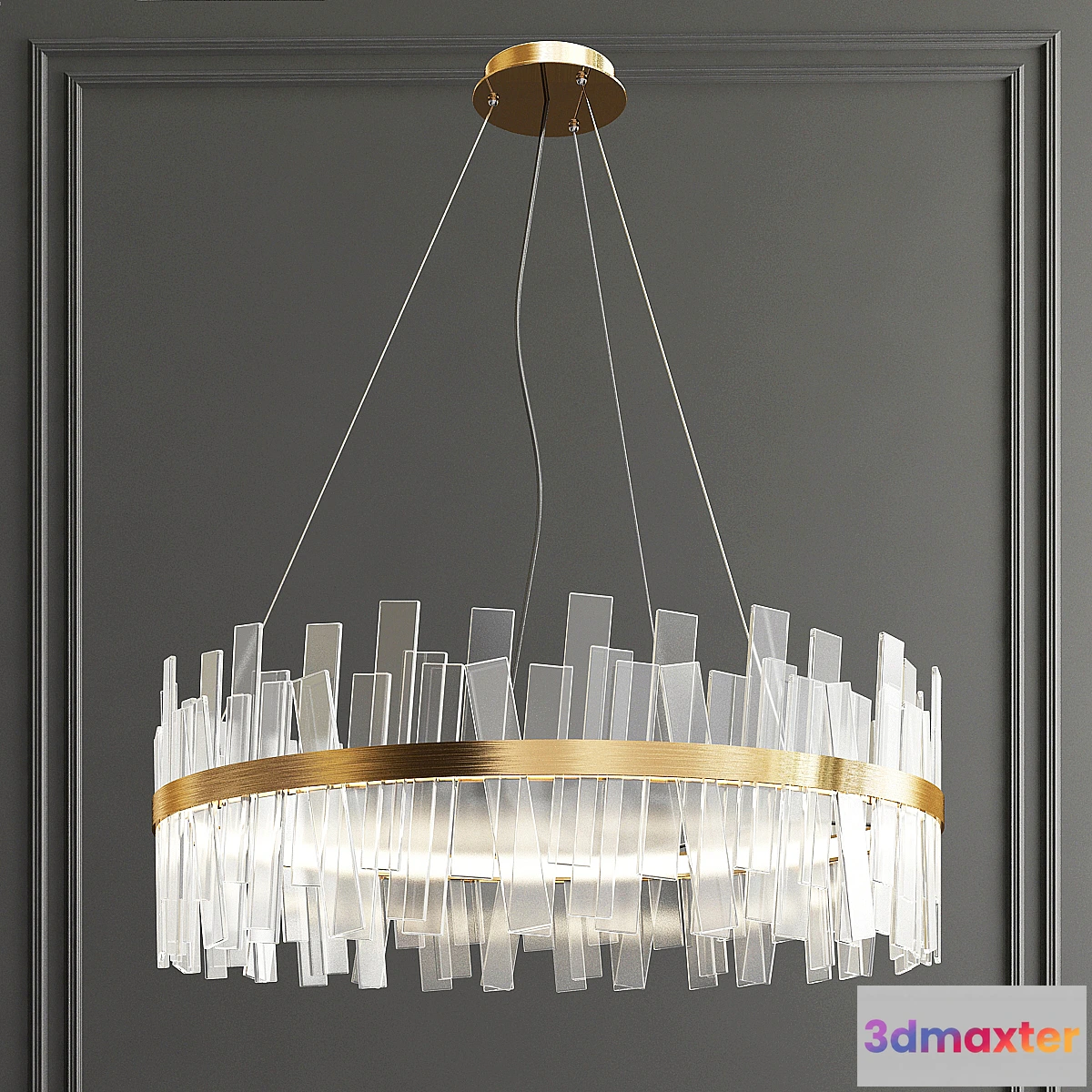 1434026 - Aquitaine chandelier 3D Max