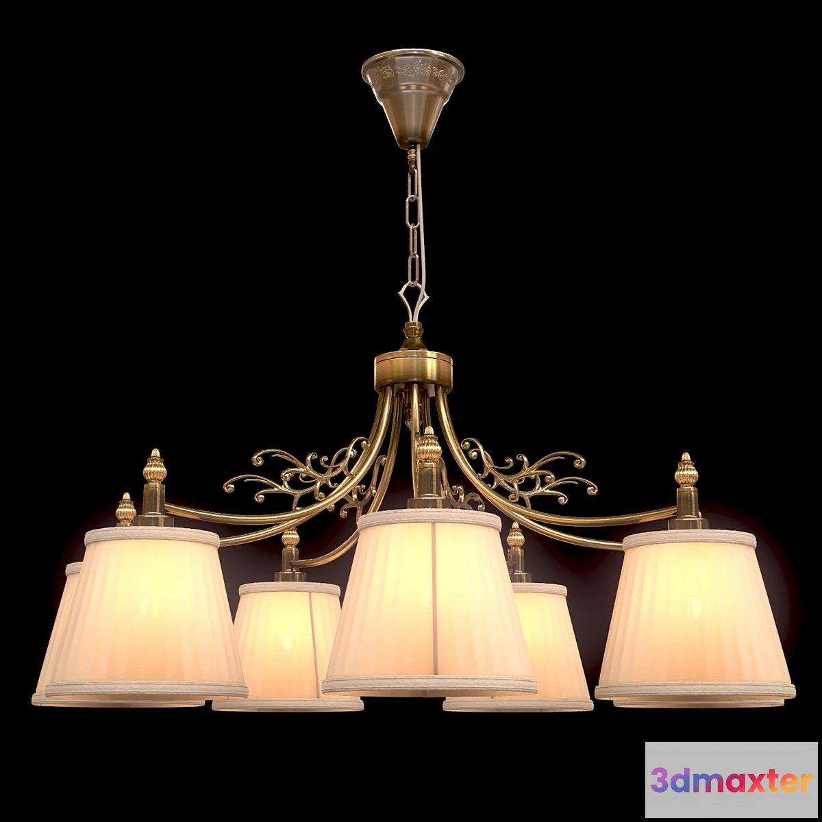 1434220 - Chandelier Maytoni Elegant Vesta ARM331-07-R 3D Max