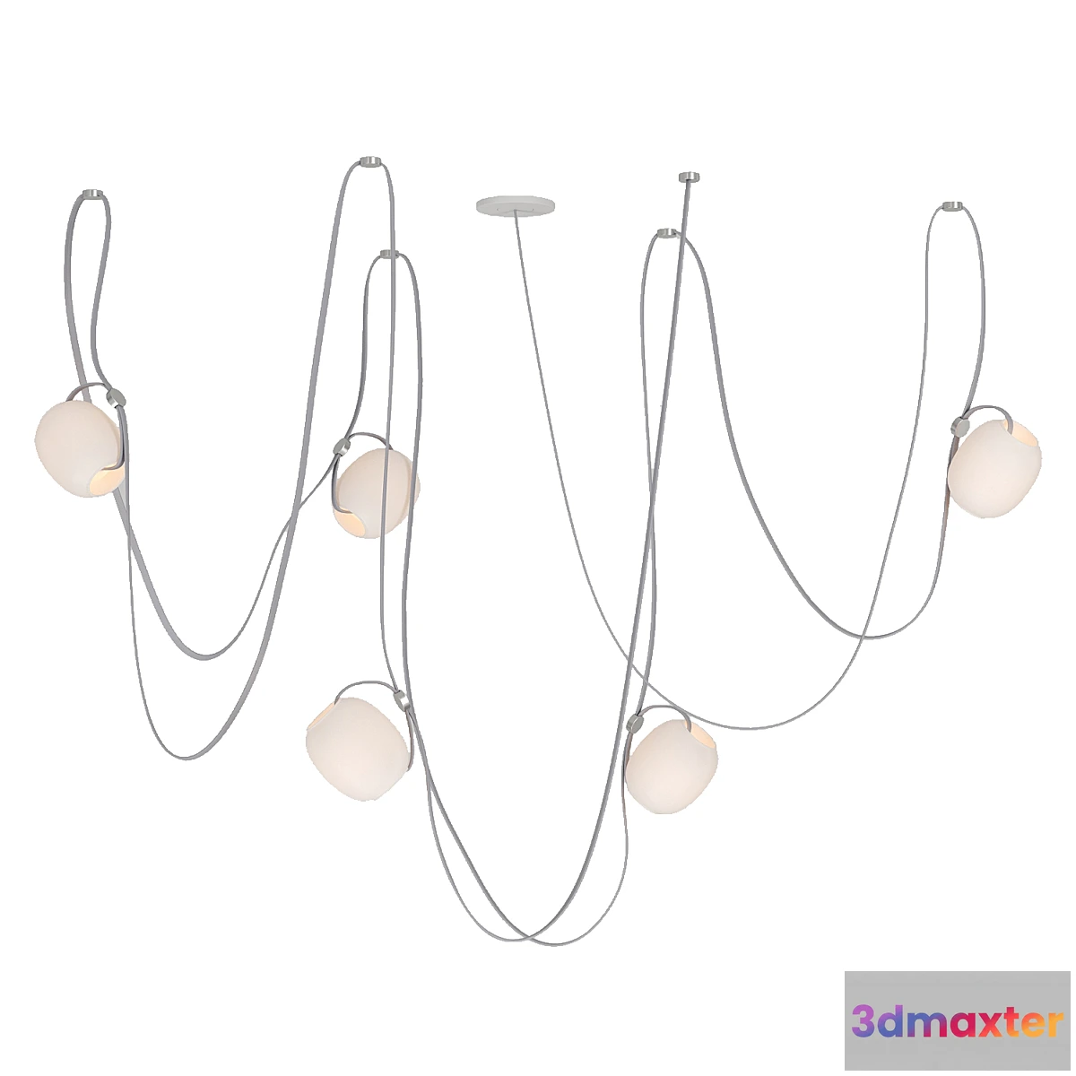 1434718 - VS-5 Vitis Chandelier 3D Max