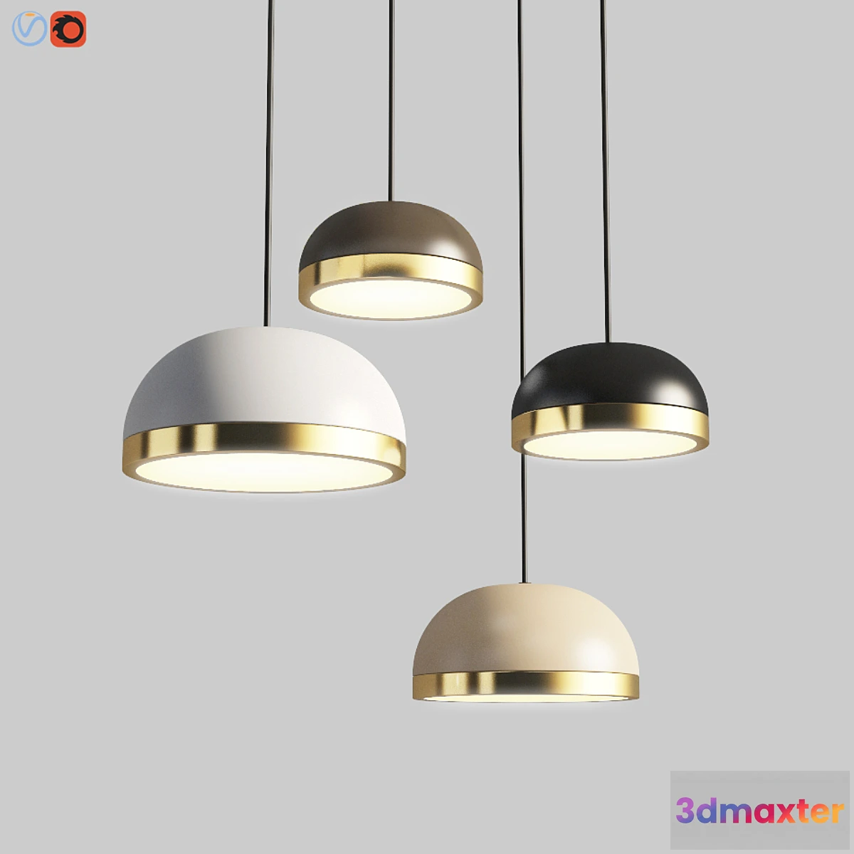 1435028 - Tooy Molly Suspension Pendant Lamp 3D Max