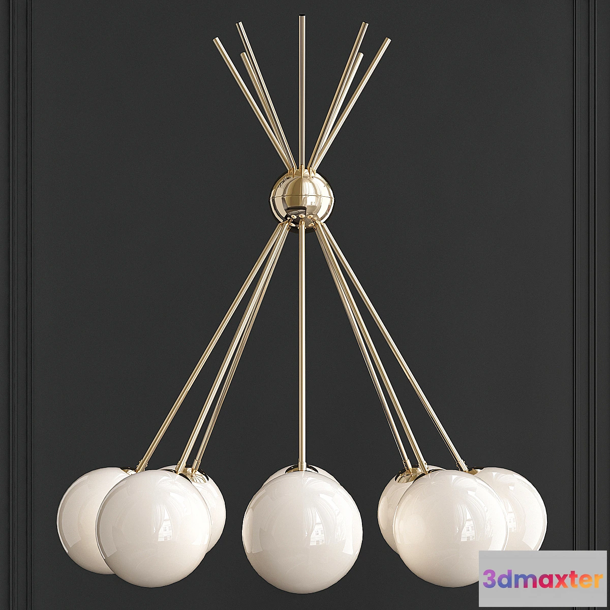 1435764 - Eichholtz CHANDELIER LUXOR 3D Max