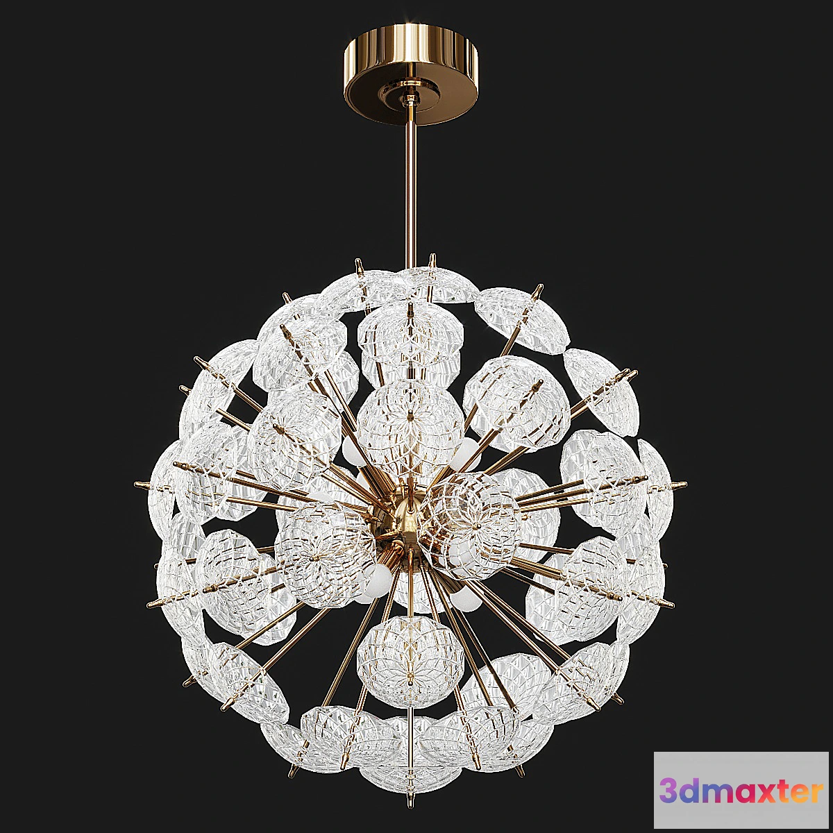 1435858 - One of Two Large Modernist 3D Max