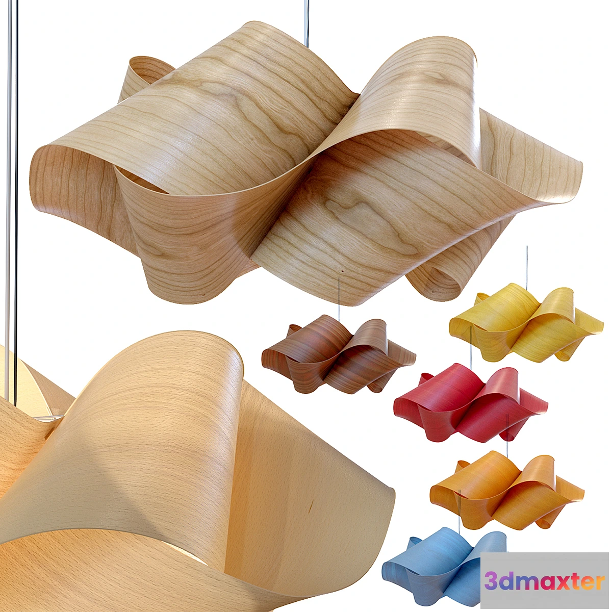 1436092 - LZF - SWIRL ceiling light 3D Max