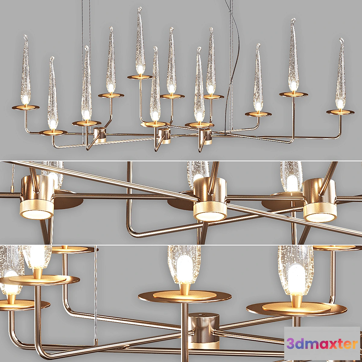 1436218 - Chandelier Lancelot by Cattelan 3D Max