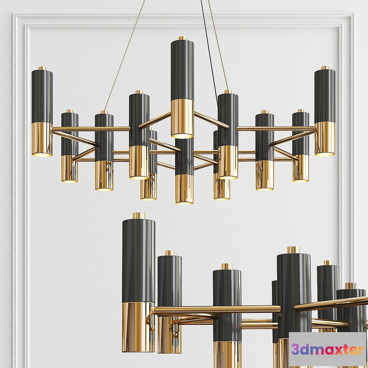 1436280 - Delightfull ike chandelier 3D Max