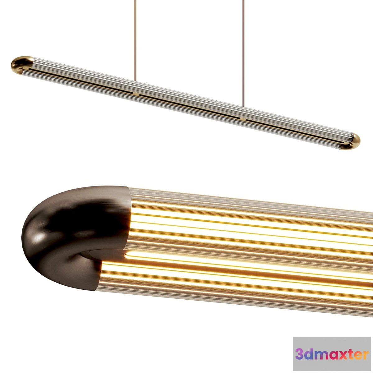 1436392 - J. Adams & Co Strata Pendant Lamp 3D Max