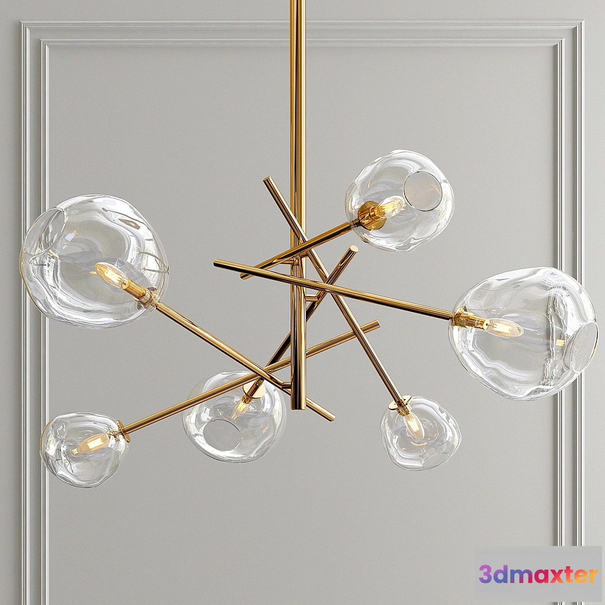 1437492 - Molten chandelier 3D Max