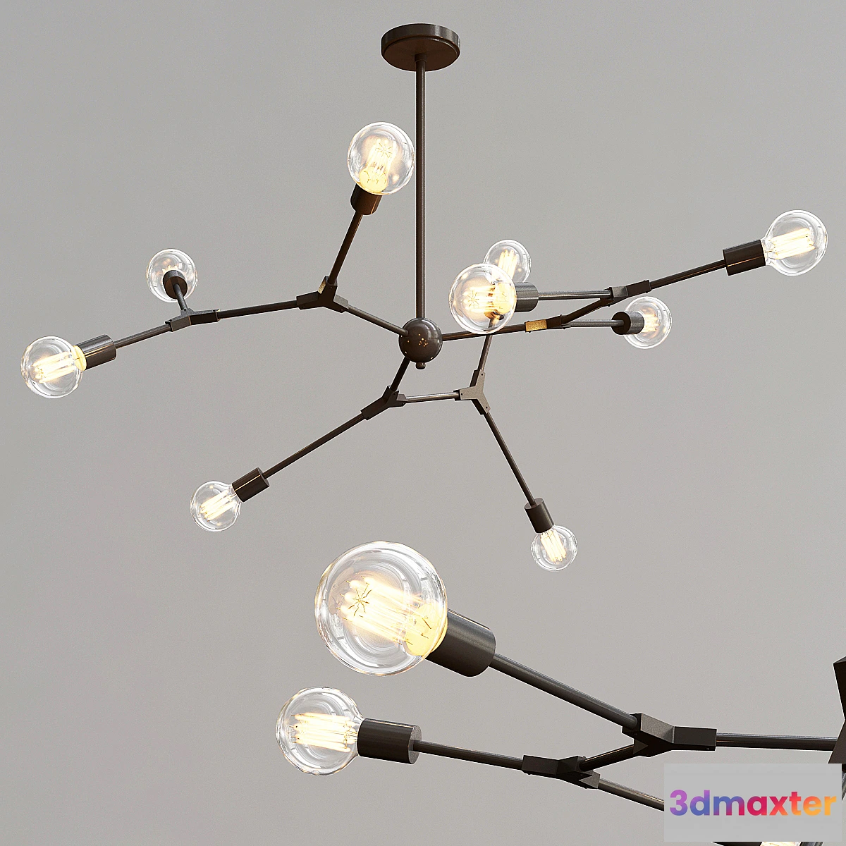 1437542 - Trazos chandelier 3D Max