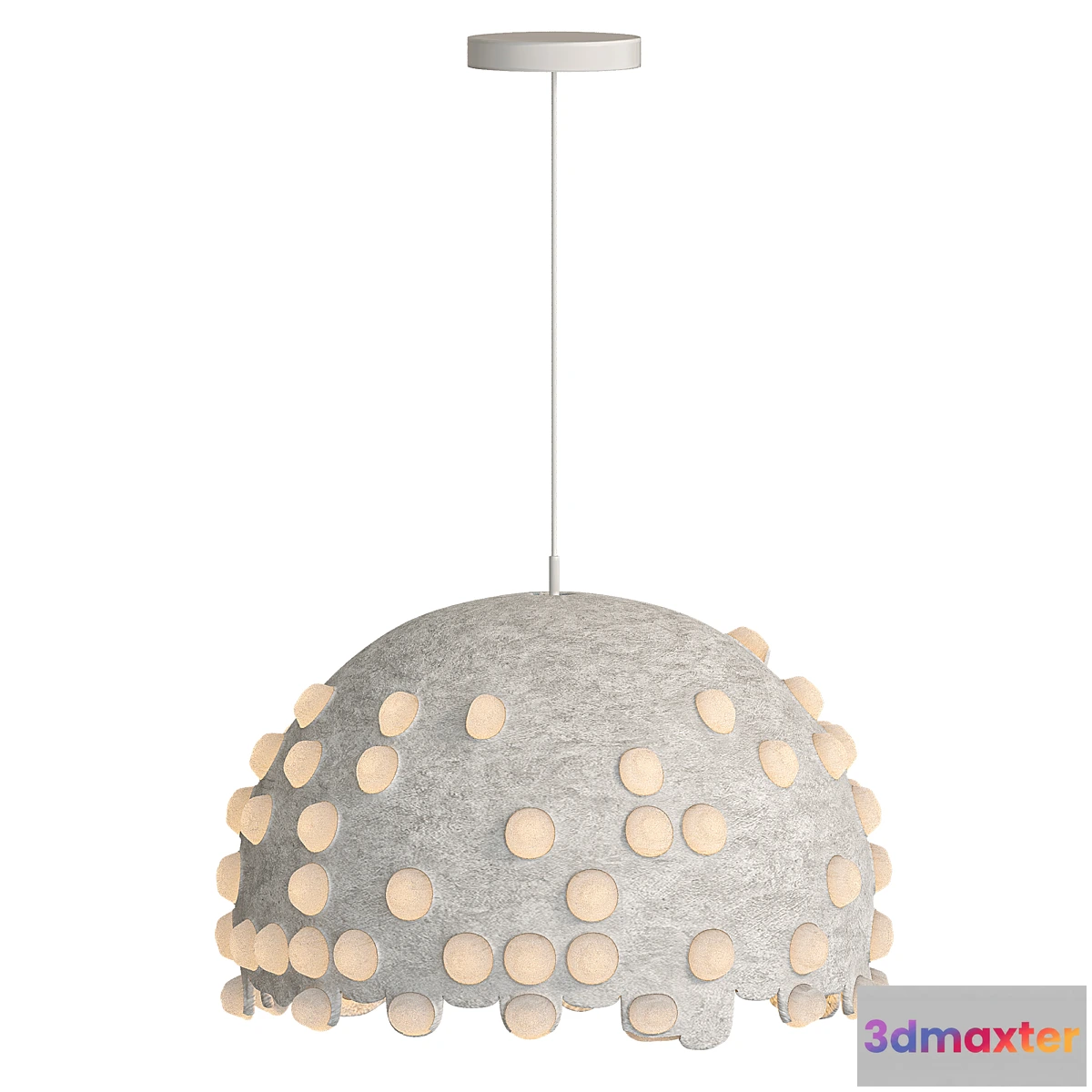 1437810 - Papier Mache Pendant Lamp 3D Max