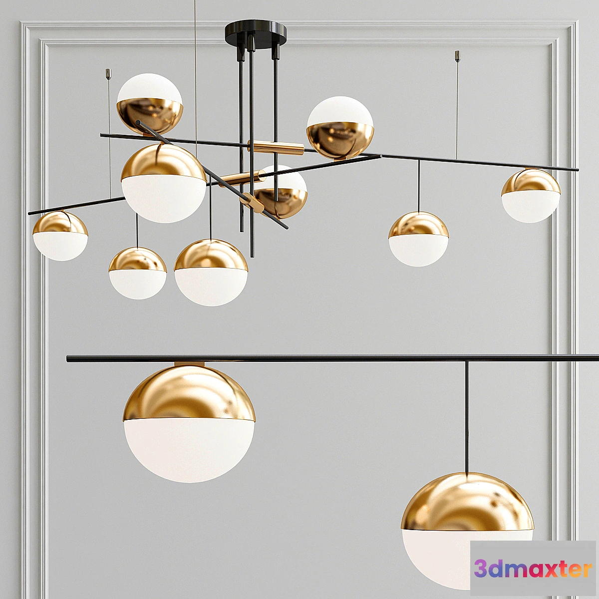 1437924 - Technum chandelier 3D Max