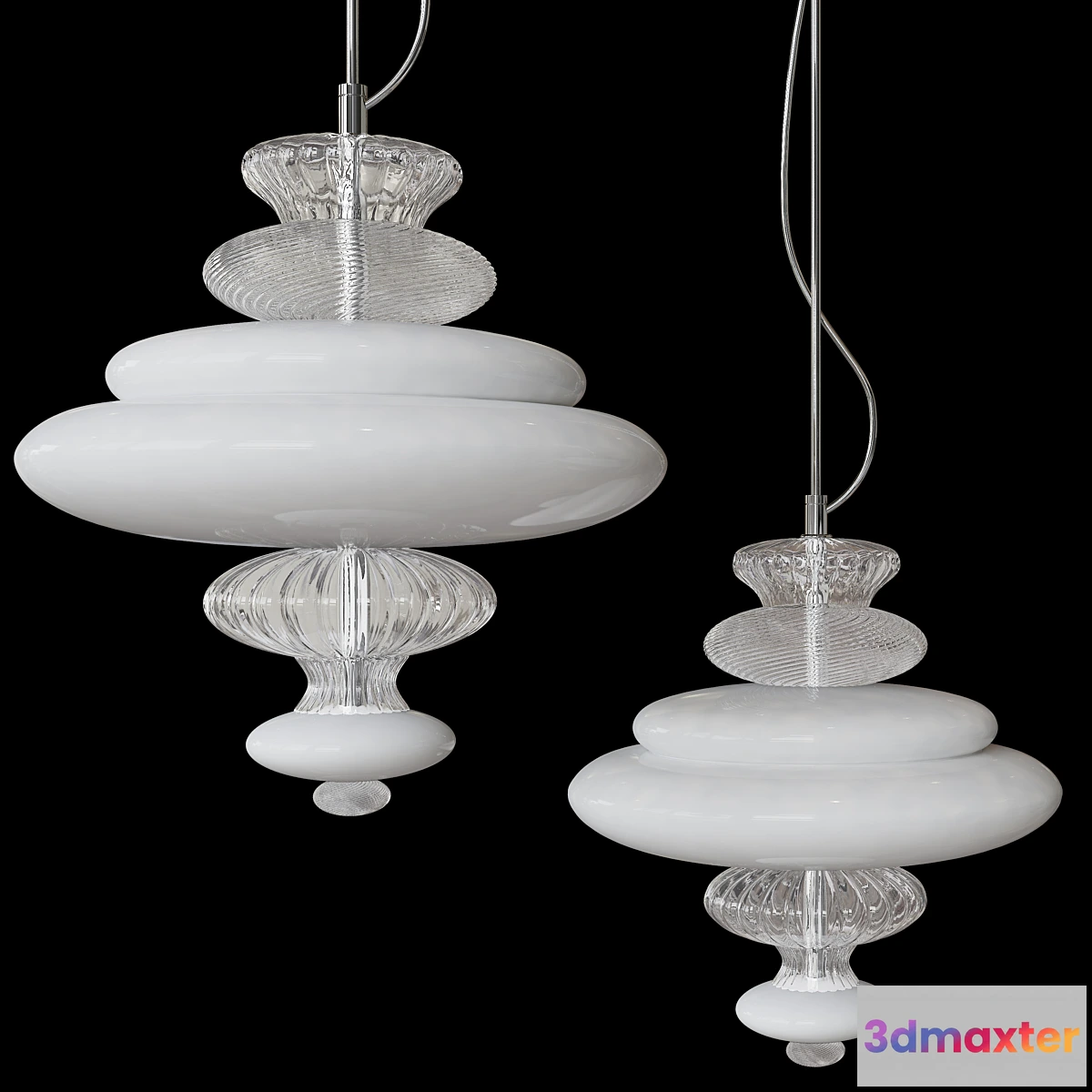 1438046 - Pigalle Suspensions Barovier & Toso 3D Max
