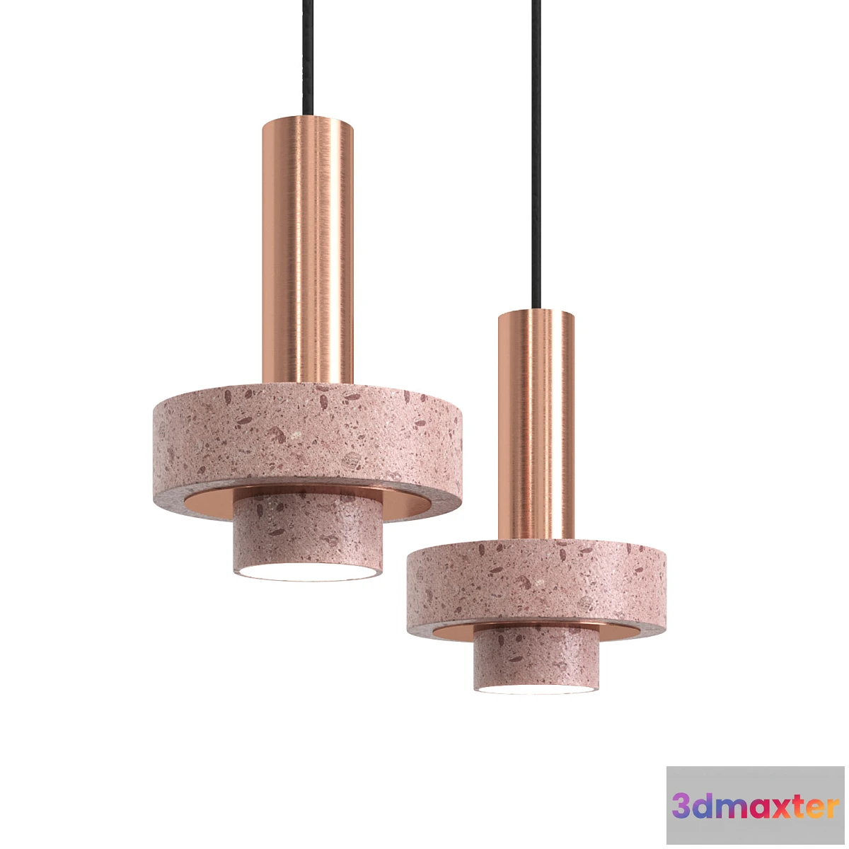 1438200 - Cantera Rosa and Copper Ambra Lighting Collection 3D Max