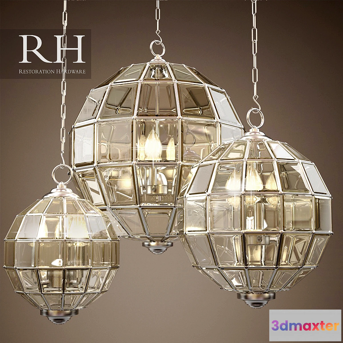 1438560 - RH STREET GAS LAMP PENDANT (3 size) 3D Max