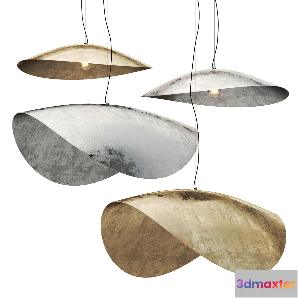 1438606 - Brass & Silver 95-96 by Gervasoni 3D Max