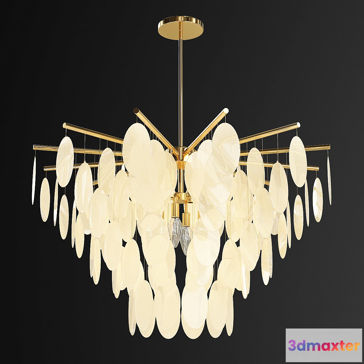 1438642 - Tiffany chandelier 3D Max
