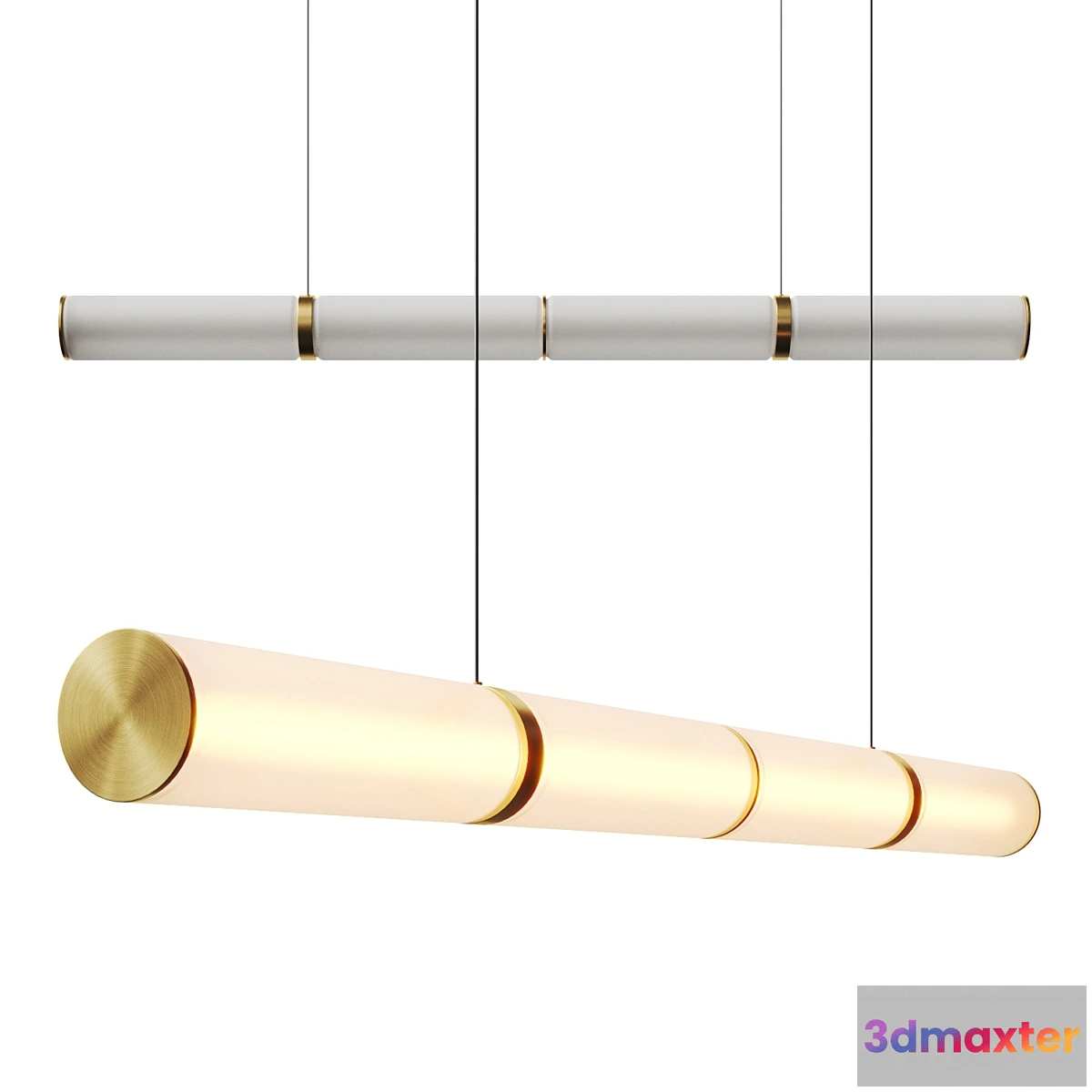 1439270 - West Elm Zia Linear Pendant Lamp 3D Max