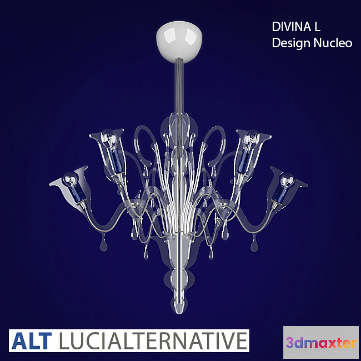 1439760 - chandelier Divina L Design Nucleo 3D Max