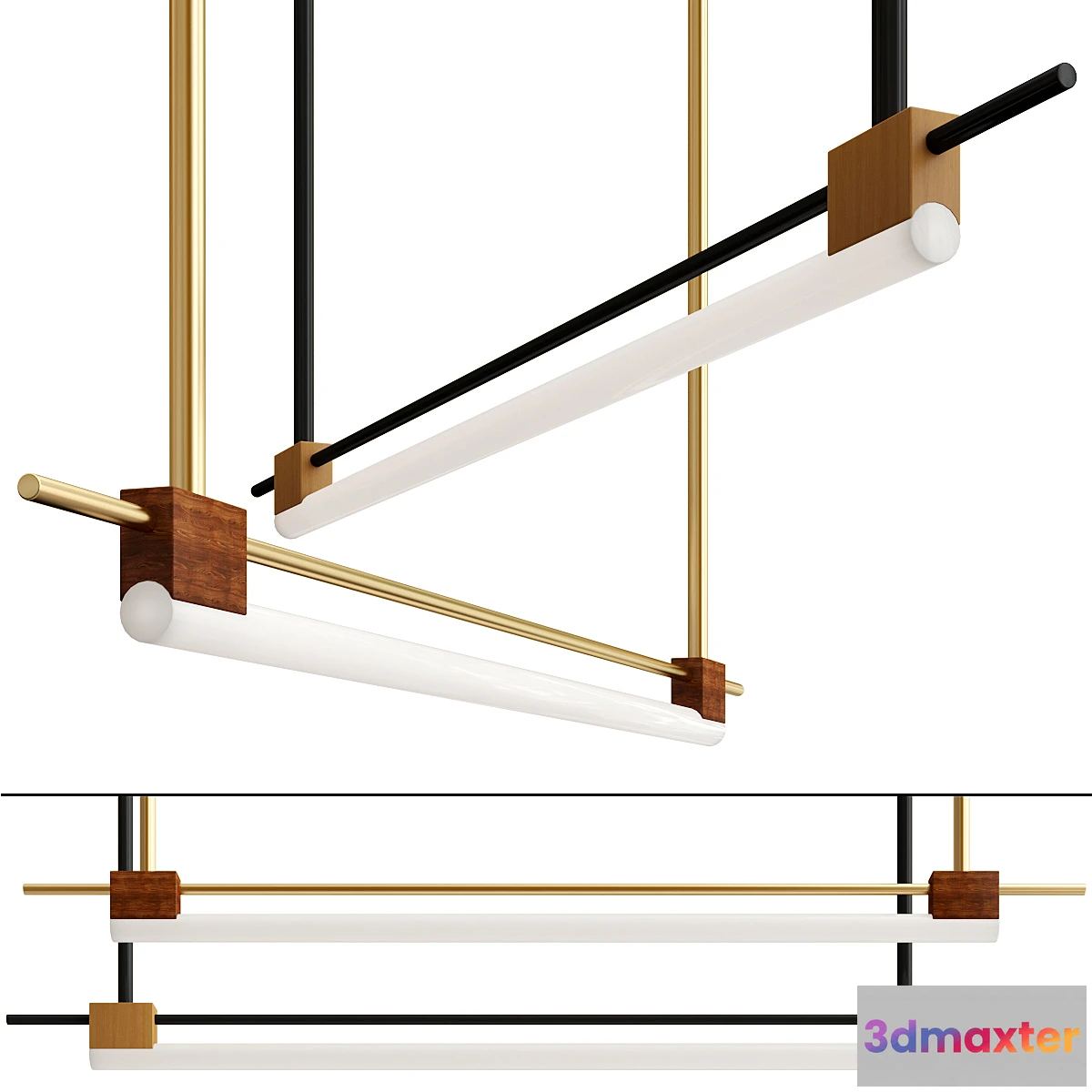 1440022 - TUBUS PENDANT LIGHT by Contain 3D Max