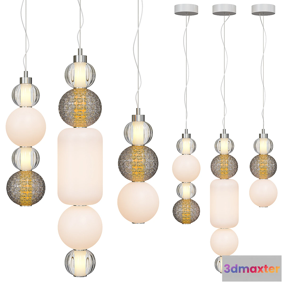 1440048 - Suspension Lamp Aimabla Light Set 3D Max