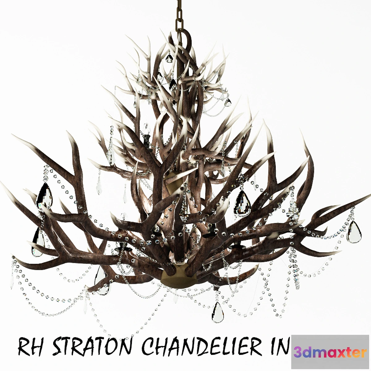 1440944 - RH_STRATON CHANDELIER IN BONE 3D Max