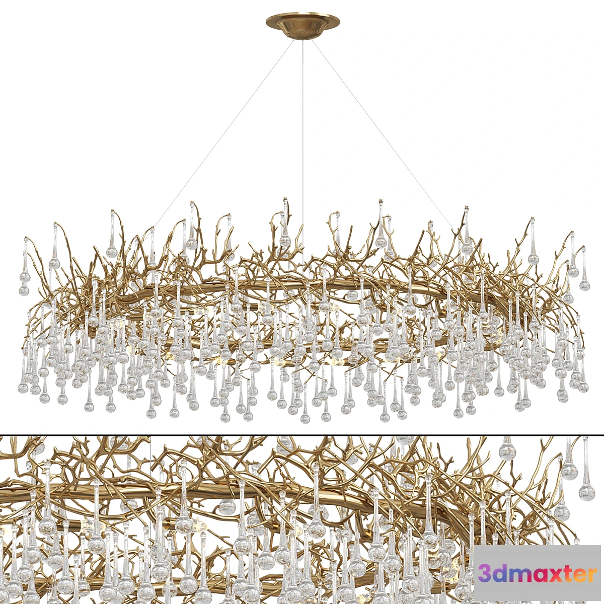 1441344 - Rose chandelier by Lampatron 3D Max