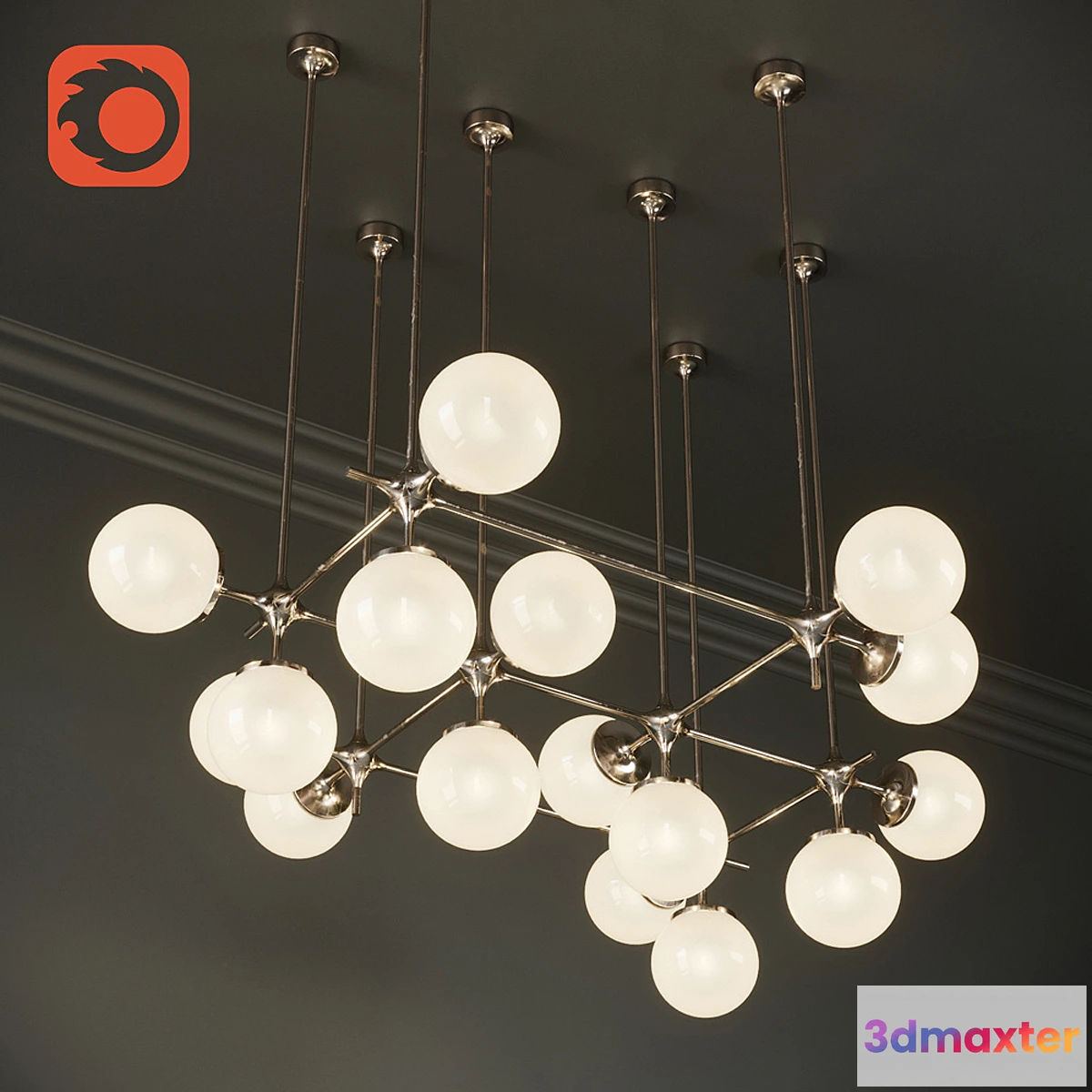 1441412 - Tribeca Loft Chandelier Maximum 3D Max