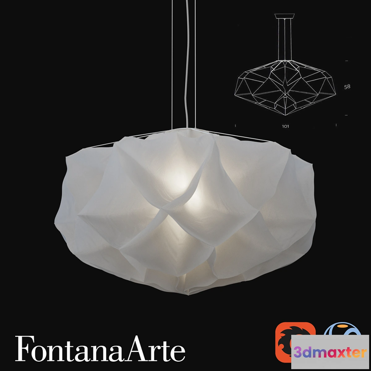 1441554 - FontanaArte Albedo 3D Max