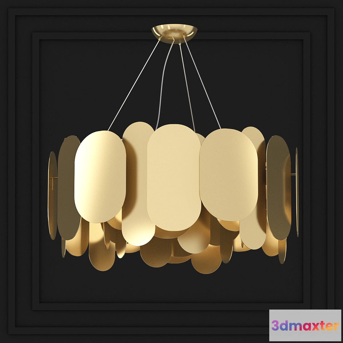 1441574 - CHANDELIER INNERMOST PANEL 75 3D Max