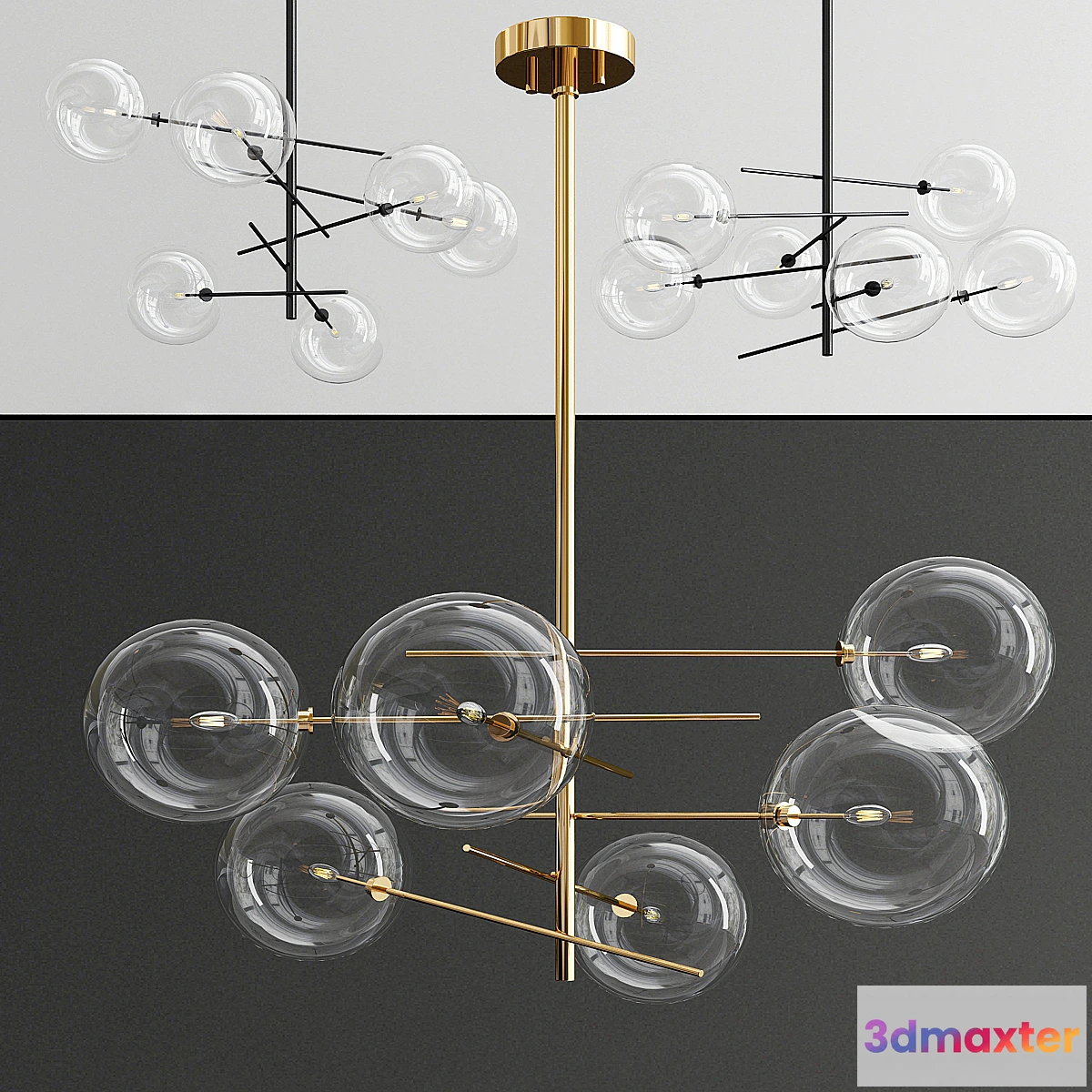 1441770 - Bolle 6 Light Replica 3D Max