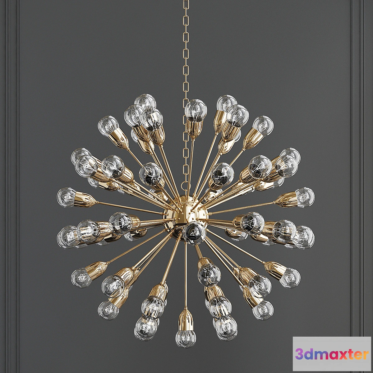 1441826 - Eichholtz CHANDELIER ANTARES L 3D Max
