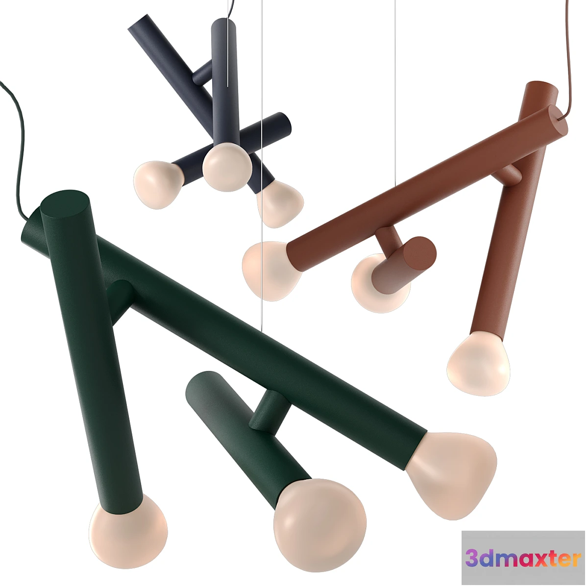 1442012 - Lambert & Fils PARC 04 Pendant Light 3D Max