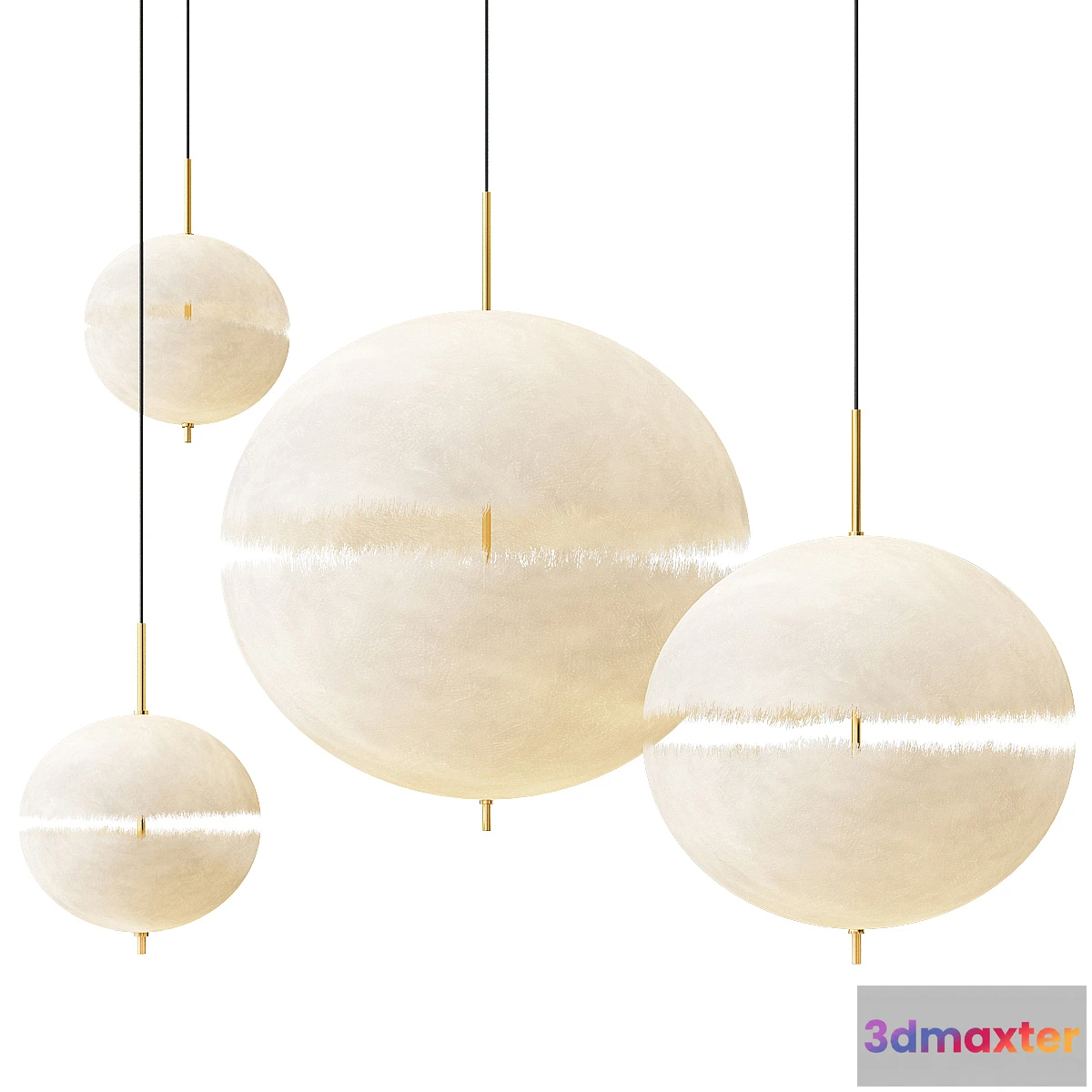 1442134 - Postkrisi Nordic Moon Lamps 3D Max