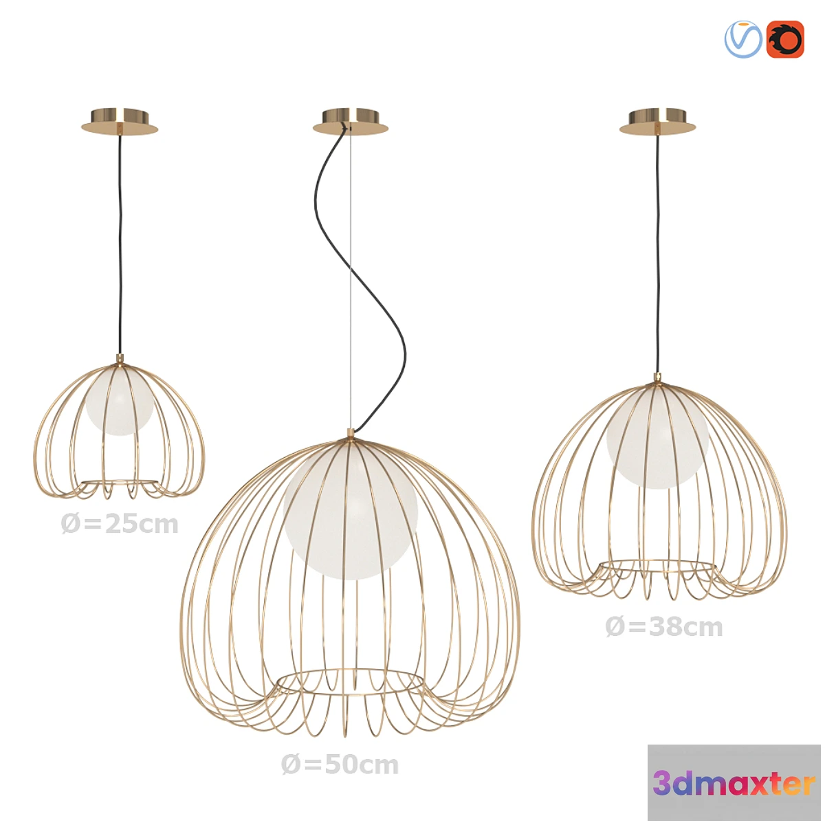 1442156 - Maytoni Polly Pendant Lamp 3D Max