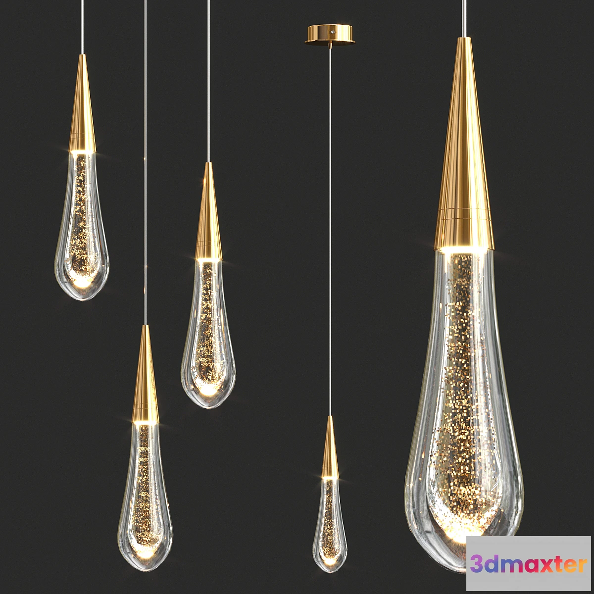 1442540 - Fail Pendant Lights 3D Max