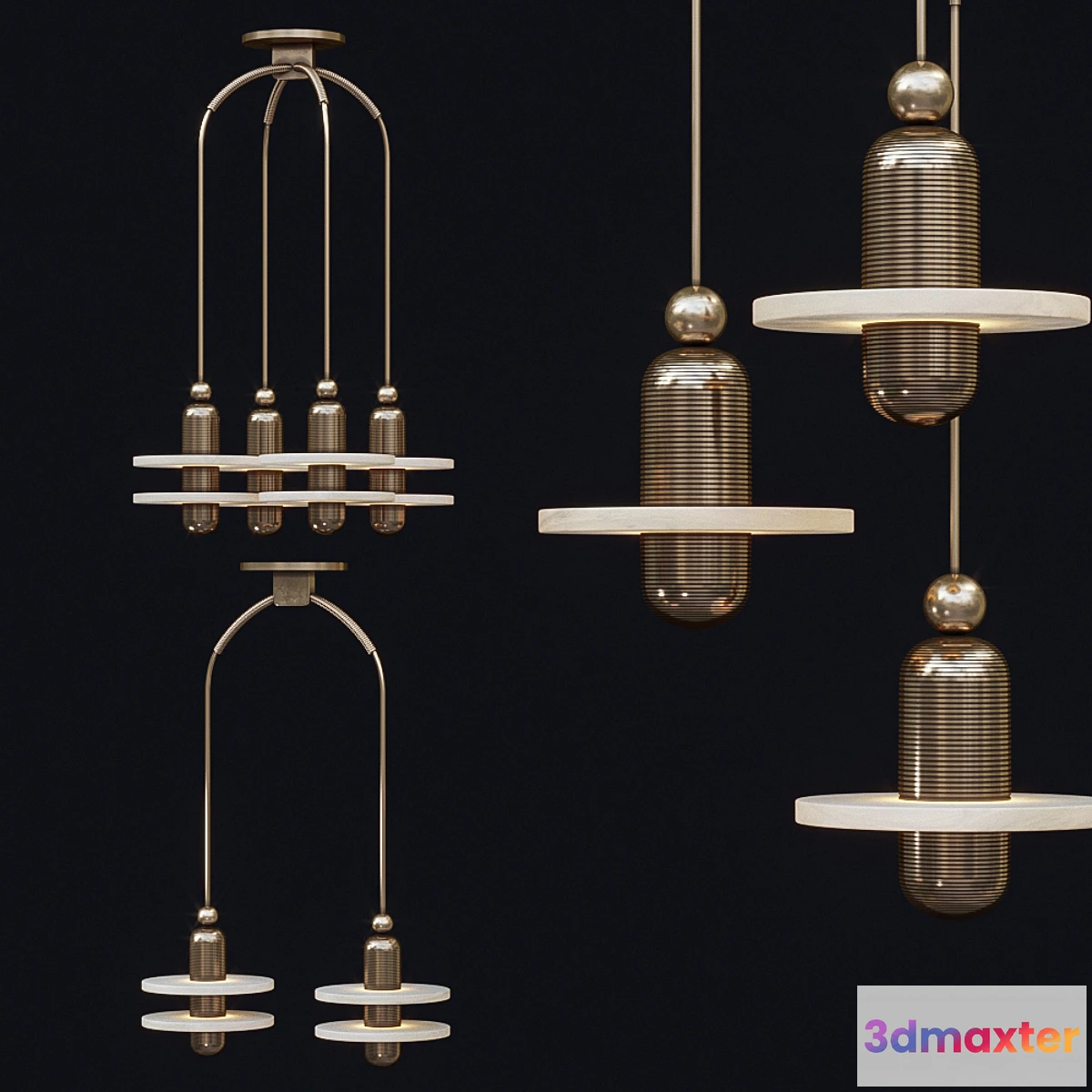 1442548 - Apparatus Median pendant 3D Max