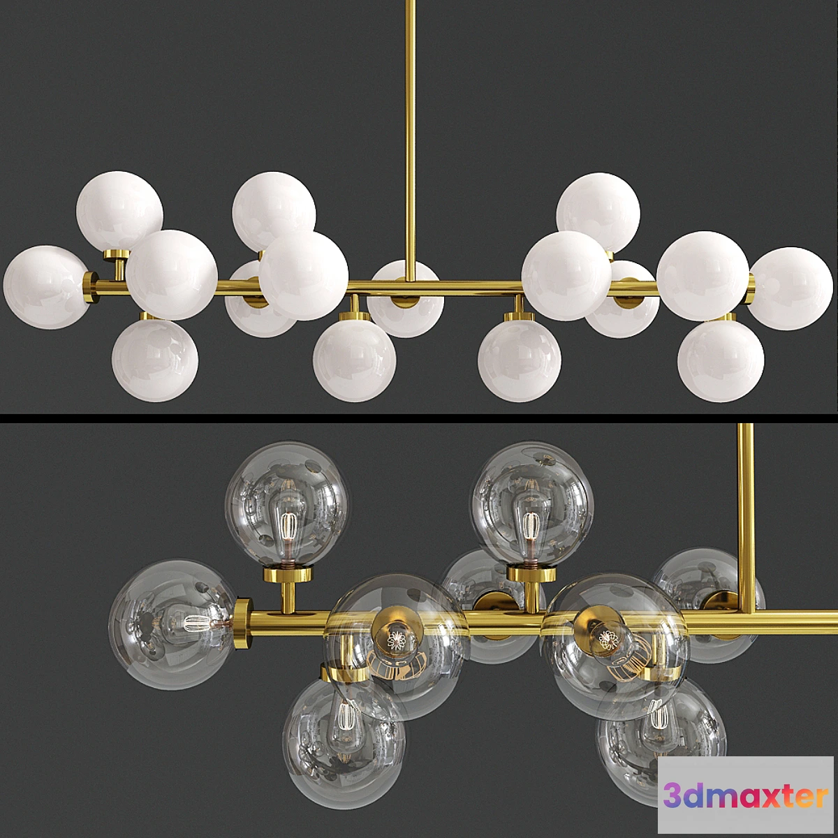 1442696 - Contemporary Led Pendant Light 3D Max