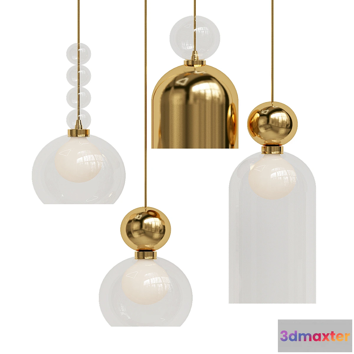 1442714 - Memorial Pendant Lamps 3D Max