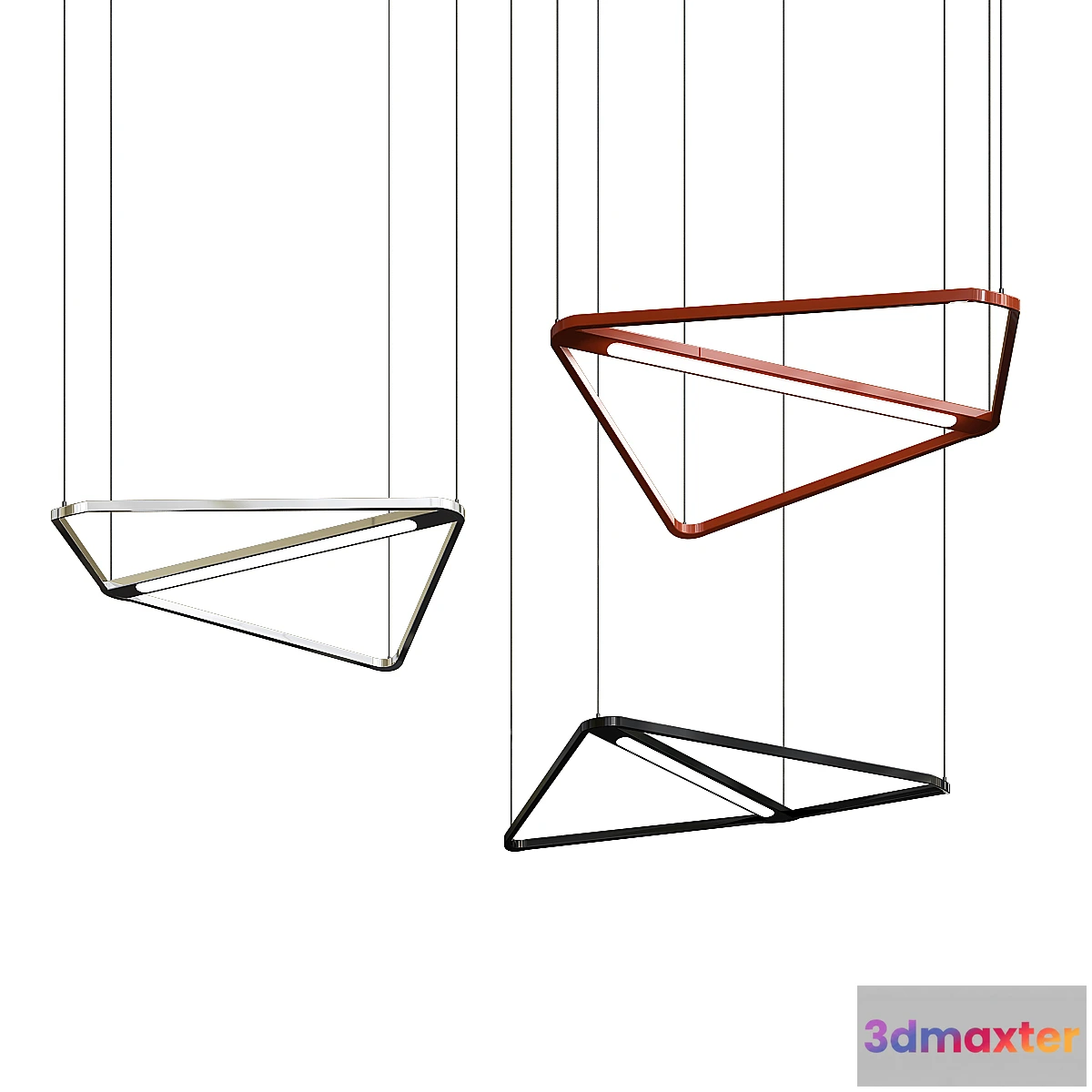 1443032 - KITE NAKED Pendant light 3D Max