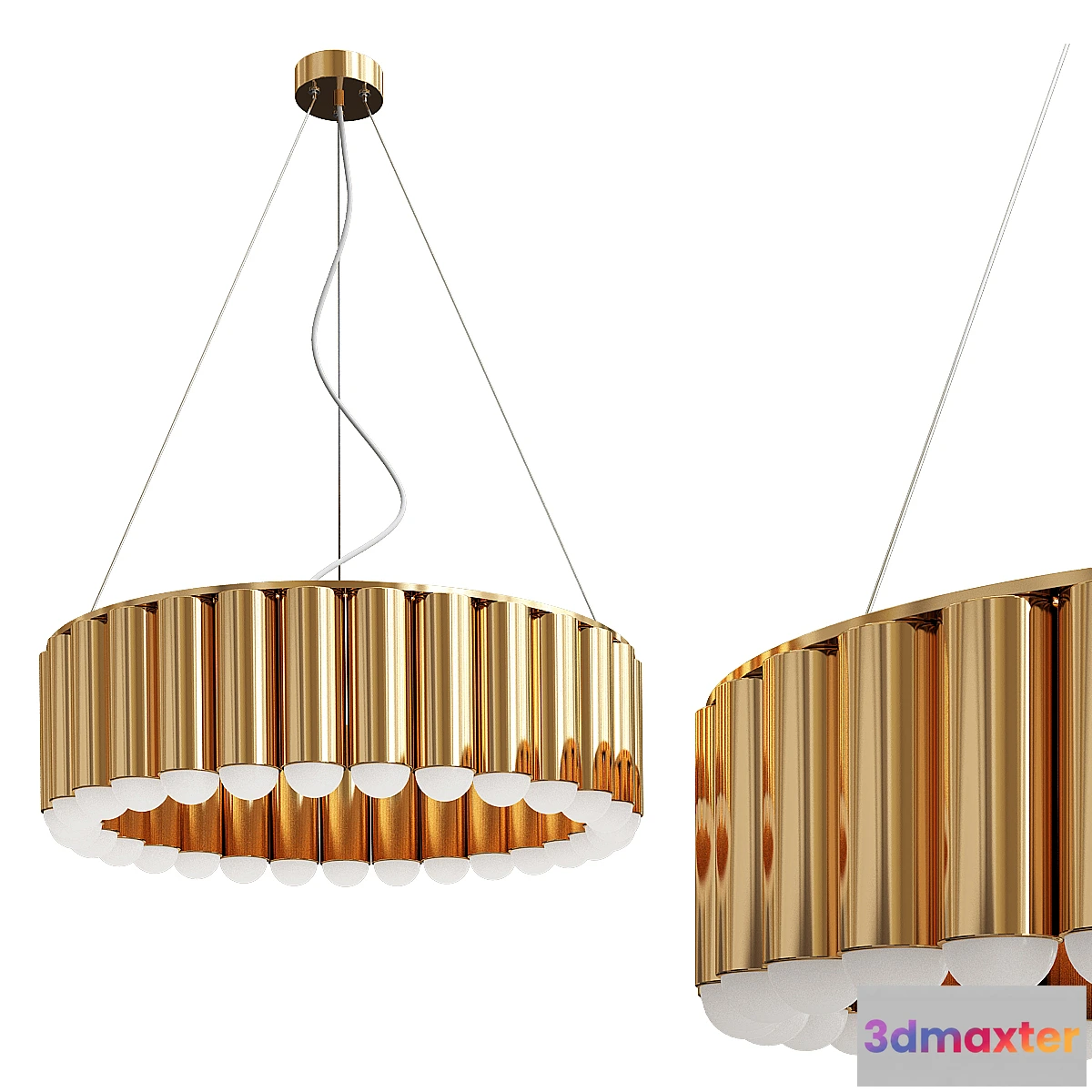 1443280 - Carousel By Lee Broom Gold 3D Max